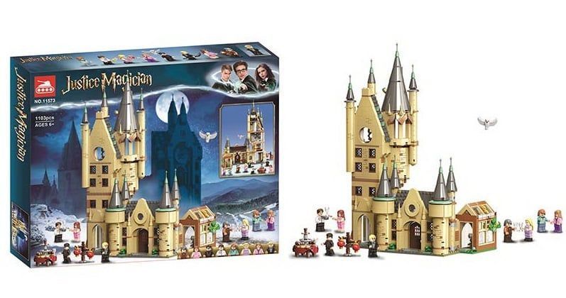 Величезний конструктор Harry Potter "Астрономічна вежа Хогвартс" (1103 деталі) + 8 фігурок 108630 фото