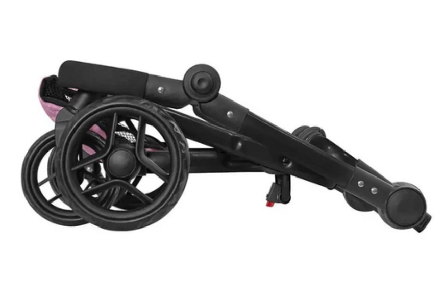 Коляска для ляльки Carrello Fortuna 9695 Peach Pink 2 в 1 із сумочкою 9695-PP фото
