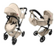 Коляска для ляльки 2в1 CARRELLO Alfa 9707 (Cream): з сумкою та регульованою ручкою 9707 фото 1