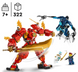 Конструктор 322 дет Ninjago Робот Вогняної стихії Кая 11808 фото 1