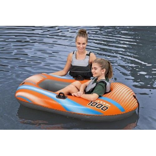 Одноместная надувная лодка Bestway 61136 с надувным дном (149 х 85 см) 61136 фото