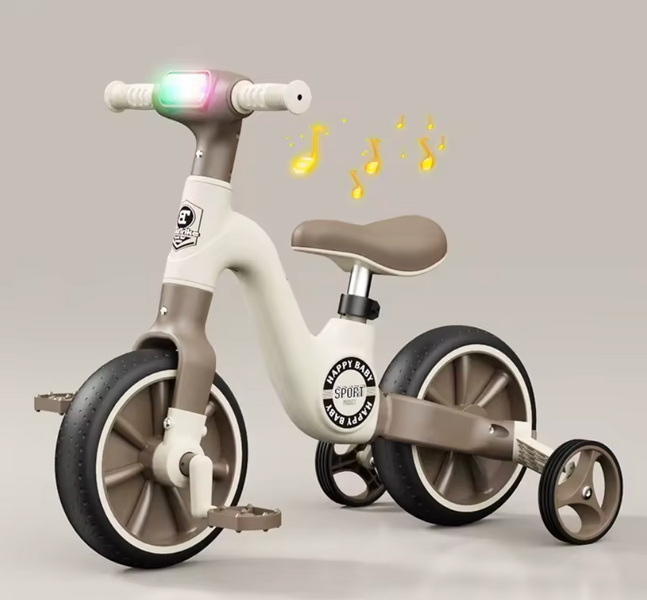 Дитячий велосипед-велобіг трансформер 2в1 Best Trike BT-16530: українська озвучка, колеса 10'' EVA 168706 фото