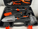 Набір садових інструментів у кейсі Gardening Set ART 14 в 1 (Сталь, Помаранчевий/Чорний) &mdash; Універсальний садовий інвентар NART14 фото 3