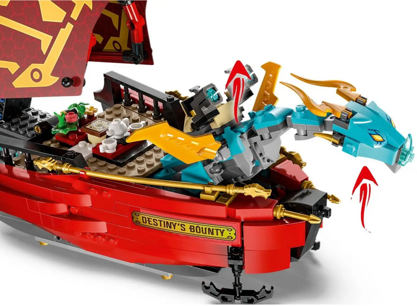 Конструктор Ninjago &laquo;Повітряний корабель Нагорода Долі&raquo; з драконами та 6 героями (1739 деталей) 11097 фото
