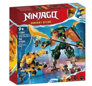 Конструктор NINJAGO Командні роботи ніндзя Ллойда та Арін 764 деталі 11094 фото