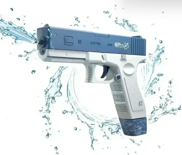 Водяной пистолет Глок электрический для детей Water Gun Glock на аккумуляторе 7778 фото