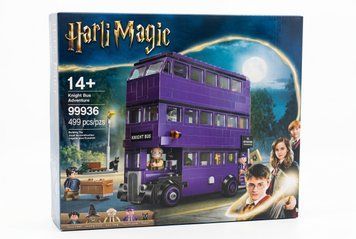 Конструктор Harry Potter Пригоди на Лицарському автобусі 99936 на 499 деталей (фіолетовий триповерховий автобус Knight Bus, у коробці) 99936 фото