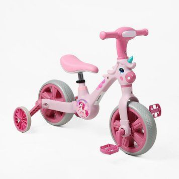 Дитячий велосипед-трансформер Best Trike JM-1071-9: 3 в 1, знімні педалі та бокові колеса 193678 фото