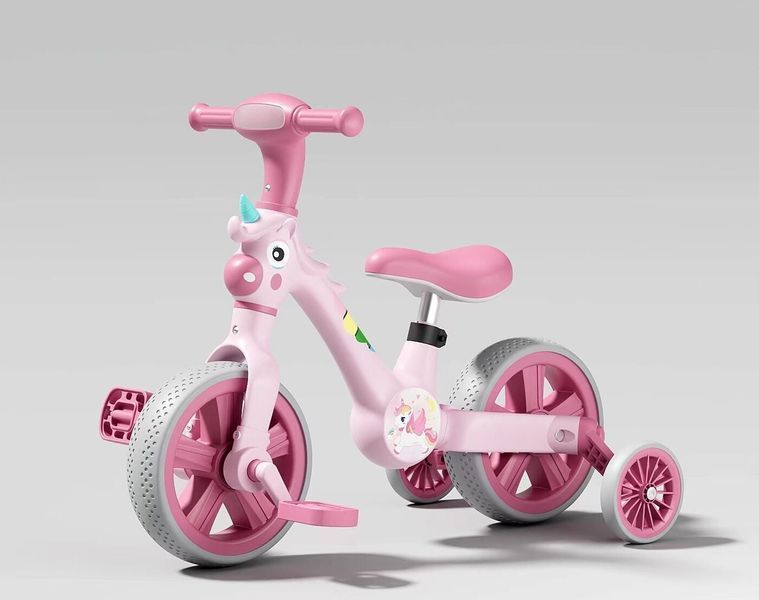 Дитячий велосипед-трансформер Best Trike JM-1071-9: 3 в 1, знімні педалі та бокові колеса 193678 фото