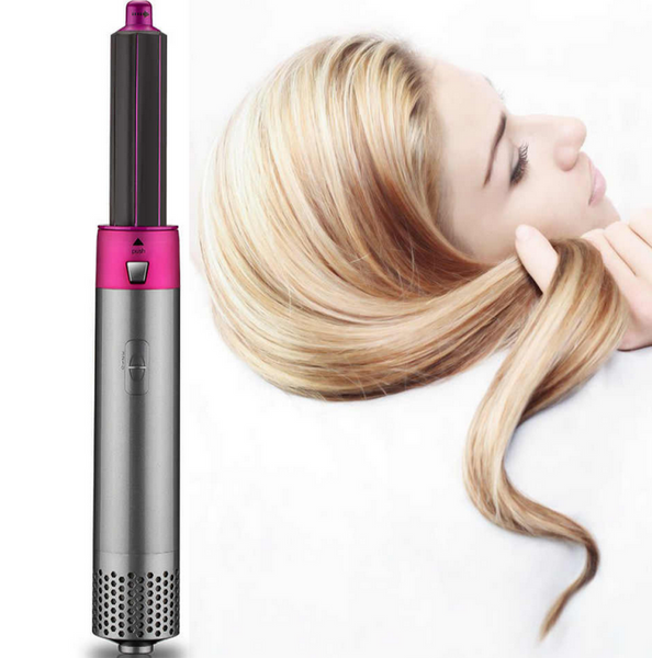 Стайлер 5 в 1 Hot Air Styler для волосся (1000 Вт) &mdash; Мультистайлер фен із 5 насадками для об'єму, випрямлення та завивки 4462890123 фото