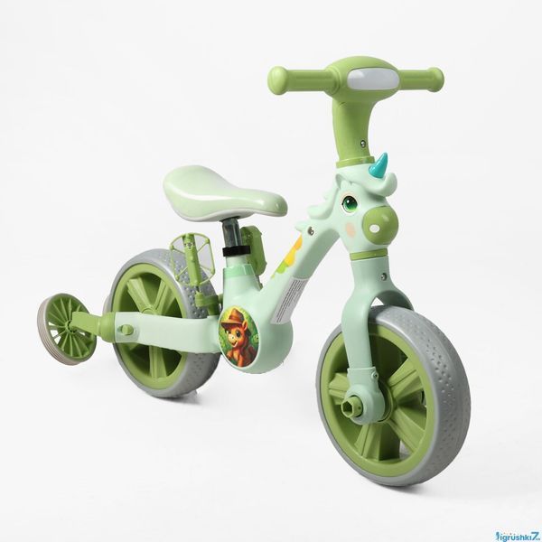 Дитячий велосипед-трансформер Best Trike JM-1071-9: 3 в 1, знімні педалі та бокові колеса 193680 фото