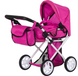 Дитяча коляска для ляльок Оригінал  2 в 1 Carrello Unica 9346 Hot Pink (Рожева) &mdash; з люлькою та сумкою 9346 фото 1