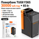 Павербанк 30000 мАг для телефону та ноутбука 65W чорний з 2 USB, 2 Type-C  Y365 фото 7