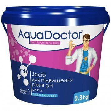 Засіб для підвищення рівня pH AquaDoctor pH Plus (0.8 кг) у гранулах pH Plus 0.8кг/036558  фото