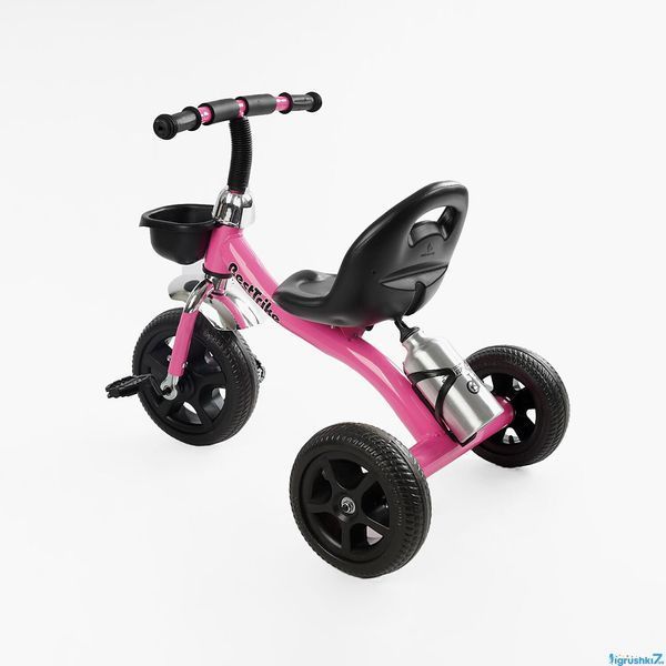 Дитячий триколісний велосипед Best Trike BS-14250: сталева рама, колеса EVA, кошик 168732 фото