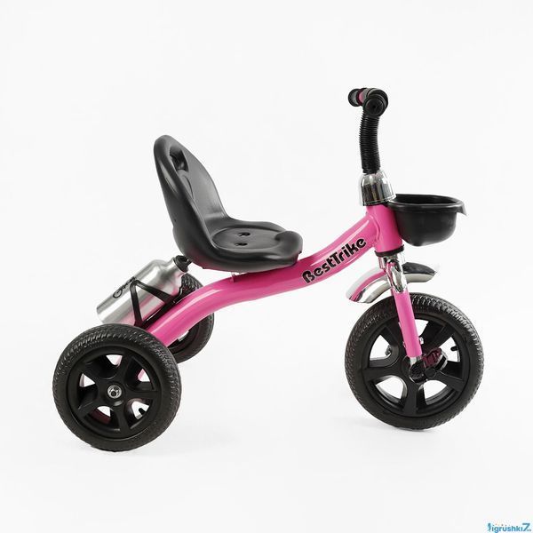 Дитячий триколісний велосипед Best Trike BS-14250: сталева рама, колеса EVA, кошик 168732 фото