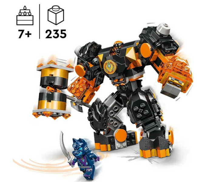 Конструктор Bela Ниндзяго "Робот земной стихии Коула", 235 деталей Ninjago 11806 фото
