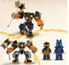 Конструктор Bela Ниндзяго "Робот земной стихии Коула", 235 деталей Ninjago 11806 фото 2