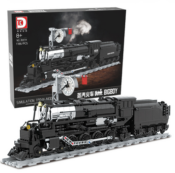 Великий колекційний конструктор Паровоз Big Boy DK 80014 (1186 деталей), масштабна ретро-модель легендарного локомотива 1940-х років 80014 фото