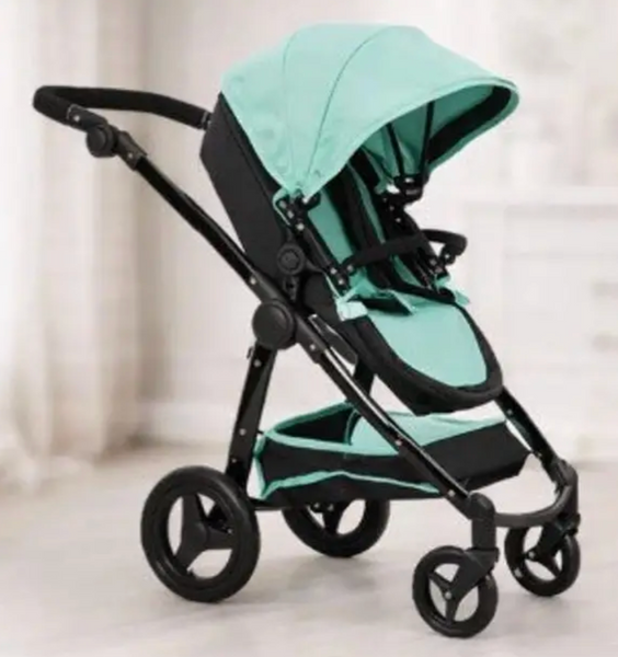 Дитяча коляска для ляльок 2 в 1 Carrello Ultra 9696 Ultra Green: Стильний трансформер з сумкою 9696 фото
