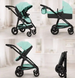 Дитяча коляска для ляльок 2 в 1 Carrello Ultra 9696 Ultra Green: Стильний трансформер з сумкою 9696 фото 2