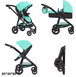 Дитяча коляска для ляльок 2 в 1 Carrello Ultra 9696 Ultra Green: Стильний трансформер з сумкою 9696 фото 1