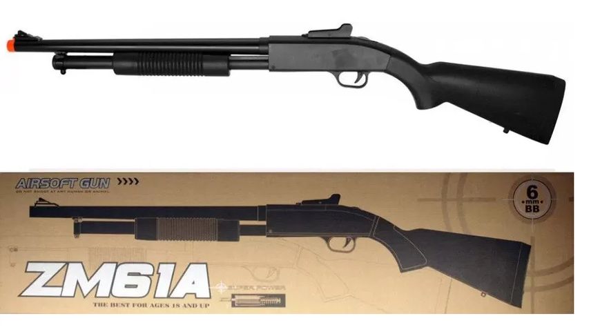 Игрушечная винтовка дробовик ZM61A на пульках 6 мм ZM61A фото