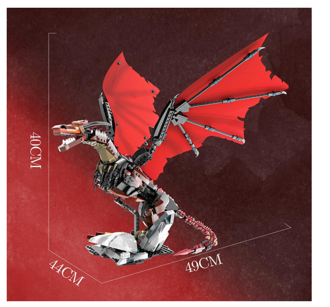 3D-конструктор Dragon Blocks  Собери собственного дракона, 1019 дет 7071 фото