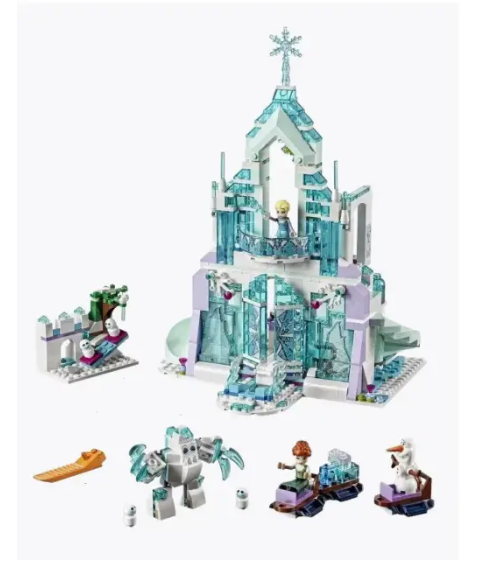 Конструктор для девочек Замок принцессы Эльзы Frozen из мультфильма Холодное сердце 70217 фото