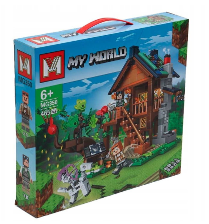 Конструктор Майнкрафт Будиночок MG350, 465 деталей  &mdash; купити Minecraft набір для дітей MG350 фото