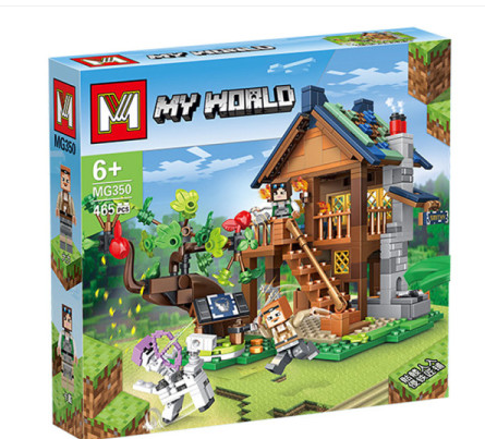 Конструктор Майнкрафт Будиночок MG350, 465 деталей  &mdash; купити Minecraft набір для дітей MG350 фото