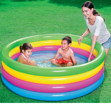 Intex Басейн 56441 NP "Веселка" 4 кільця, розміром 168-45см, обсяг: 780л при наповненні 80%, від 3 років 56441 фото