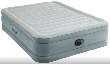 Надувне ліжко Intex 64824 Premium Comfort Chevron (203х152x46 см) з вбудованим насосом 190229 фото