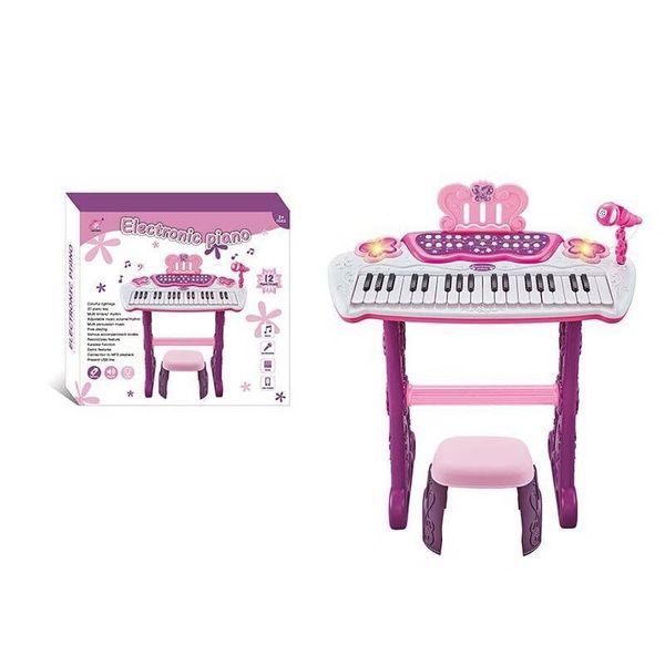 Детское пианино 883B &ldquo;Electronic Piano&rdquo; с микрофоном, подсветкой и функцией записи 144982 фото