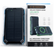 Туристичний Power Bank 50000 mAh: Сонячна панель, бездротова зарядка Qi, Fast Charge 22.5W та 4 вбудовані кабелі SP268 фото 2