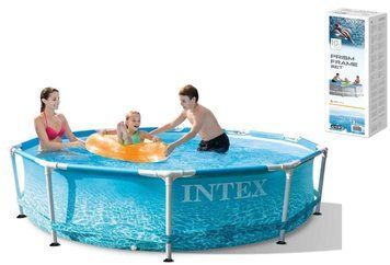 Каркасный бассейн Intex 28206 (305х76 см): сборный бассейн серии Metal Frame 28206 фото