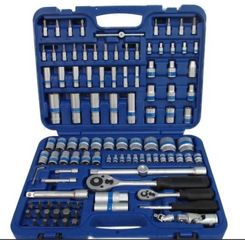 Профессиональный набор инструментов Zhongxin Tools 108 предметов в кейсе: головки, трещотки, ключи (Cr-V) ZHONGXIN фото
