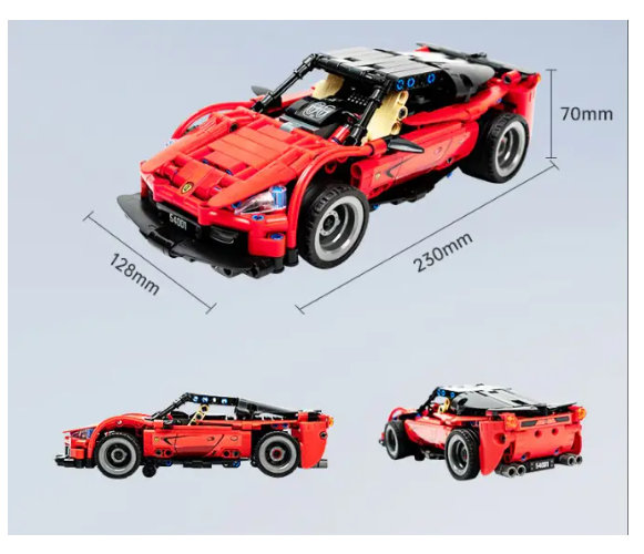 Конструктор Qman 54001 Спорткар Ferrari на радіокеруванні, 425 деталей 54001 фото