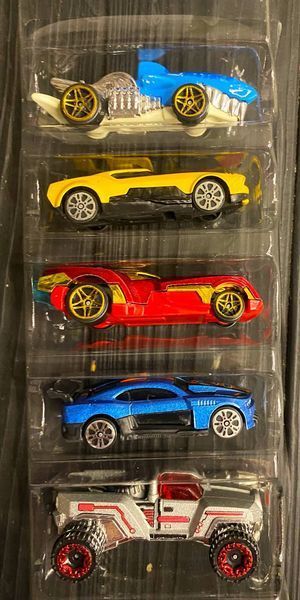 Hot Wheels Набір металевих машинок із 5 штук 709-5 фото