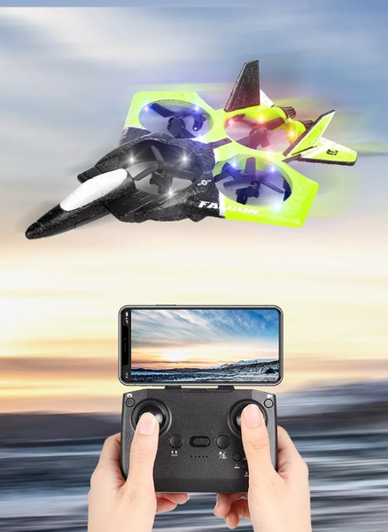 Самолет на радиоуправлении с Wi-Fi камерой LH-X 72 WF (FPV трансляция на телефон, гироскоп, флипы 360&deg;, автозлет) 195815 фото