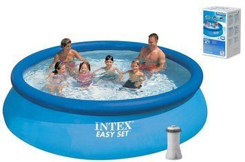 Наливний басейн Intex 28132 Easy Set (366х76 см) з фільтраційною установкою 28132 фото