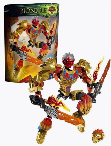 Детский конструктор робот-герой Bionicle в ассортименте (Таху, Копака, Онуа, Умарак), шарнирный экшн-конструктор Бионикл 611-1234 фото