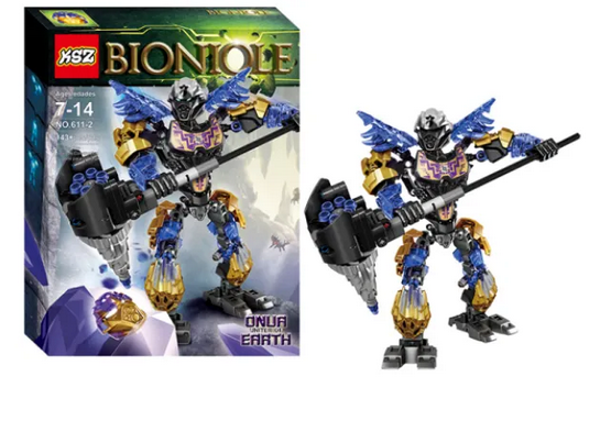 Детский конструктор робот-герой Bionicle в ассортименте (Таху, Копака, Онуа, Умарак), шарнирный экшн-конструктор Бионикл 611-1234 фото