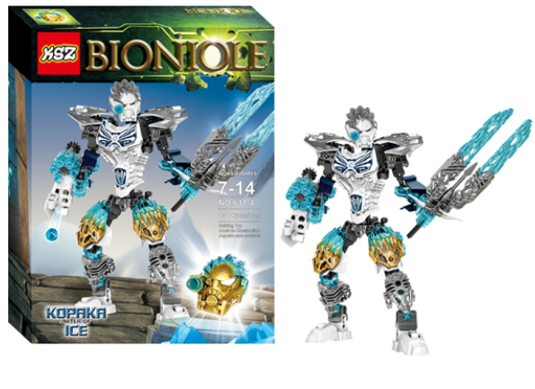 Детский конструктор робот-герой Bionicle в ассортименте (Таху, Копака, Онуа, Умарак), шарнирный экшн-конструктор Бионикл 611-1234 фото