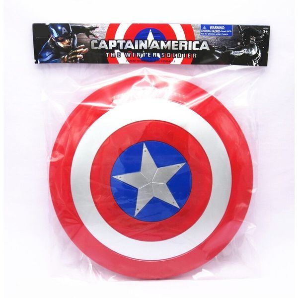 Детский щит Капитана Америки, Звуковые Световые Эффекты щит Captain America 32 см 2137 фото