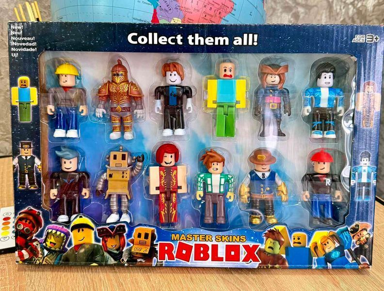Набір ігрових фігурок у стилі відомої гри Roblox, 12 героїв у коробці (висота 6.5 см) 184855 фото