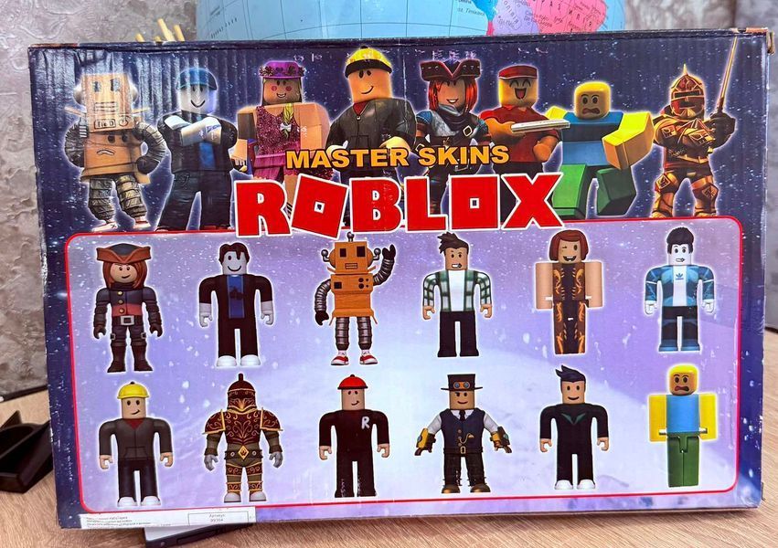 Набір ігрових фігурок у стилі відомої гри Roblox, 12 героїв у коробці (висота 6.5 см) 184855 фото