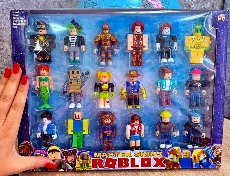 Большой набор игровых фигурок в стиле известной игры Roblox 99311, 18 персонажей в коробке (высота 6.5 см) 192776-1 фото