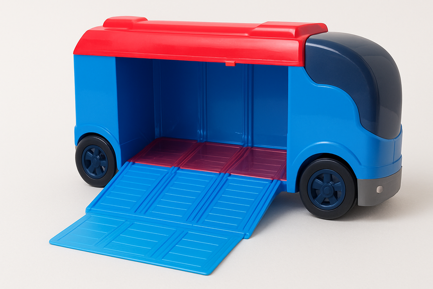 Автовоз Щенячий патруль автобус 9 героев в комплекте с треком Патрулевоз Paw Patrol 42 см 170239 фото