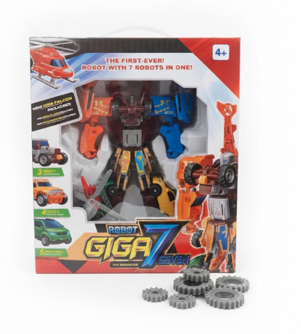 Тобот ГИГА 7 Робот 7 в 1 машинки Трансформер tobot giga  163843 фото